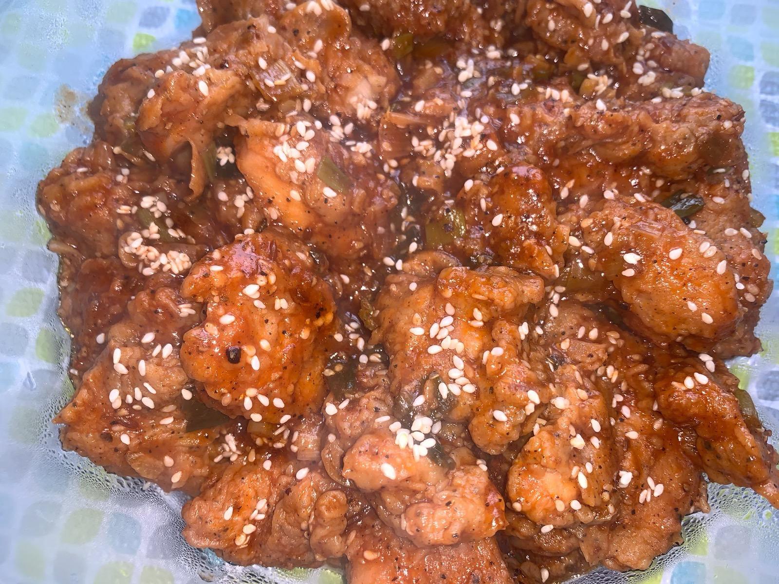 Sweet & Spicy Honey Sesame Chicken