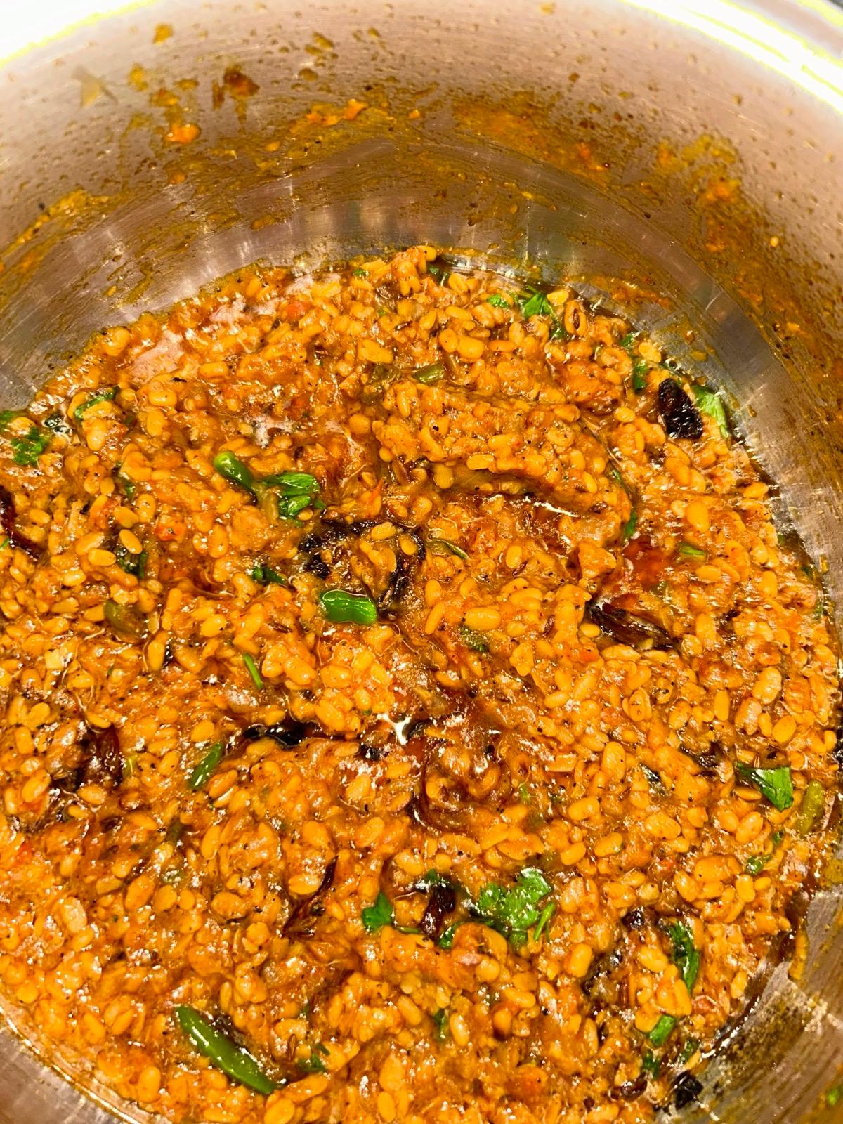 Homestyle Chana & Moong Daal Tadka