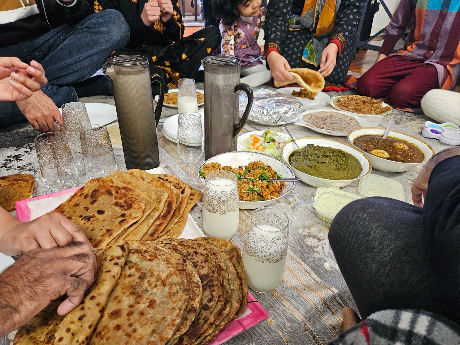 Authentic Dastarkhwan Gathering